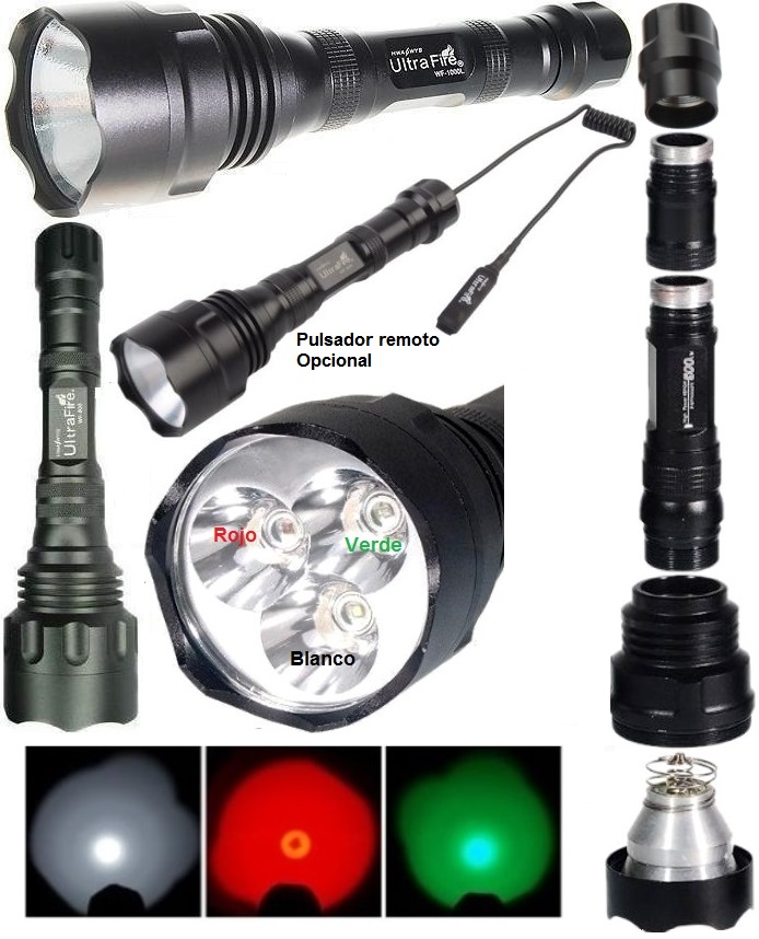 Ultrafire WF600 tricolor